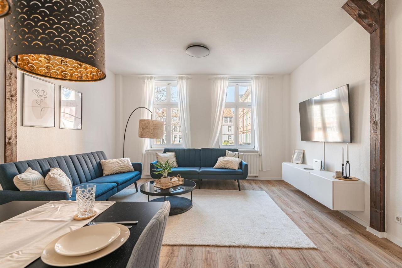Exklusives Innenstadt Apartment - Parken - Smart-Tv - Kaffeevollautomat Wernigerode Dış mekan fotoğraf